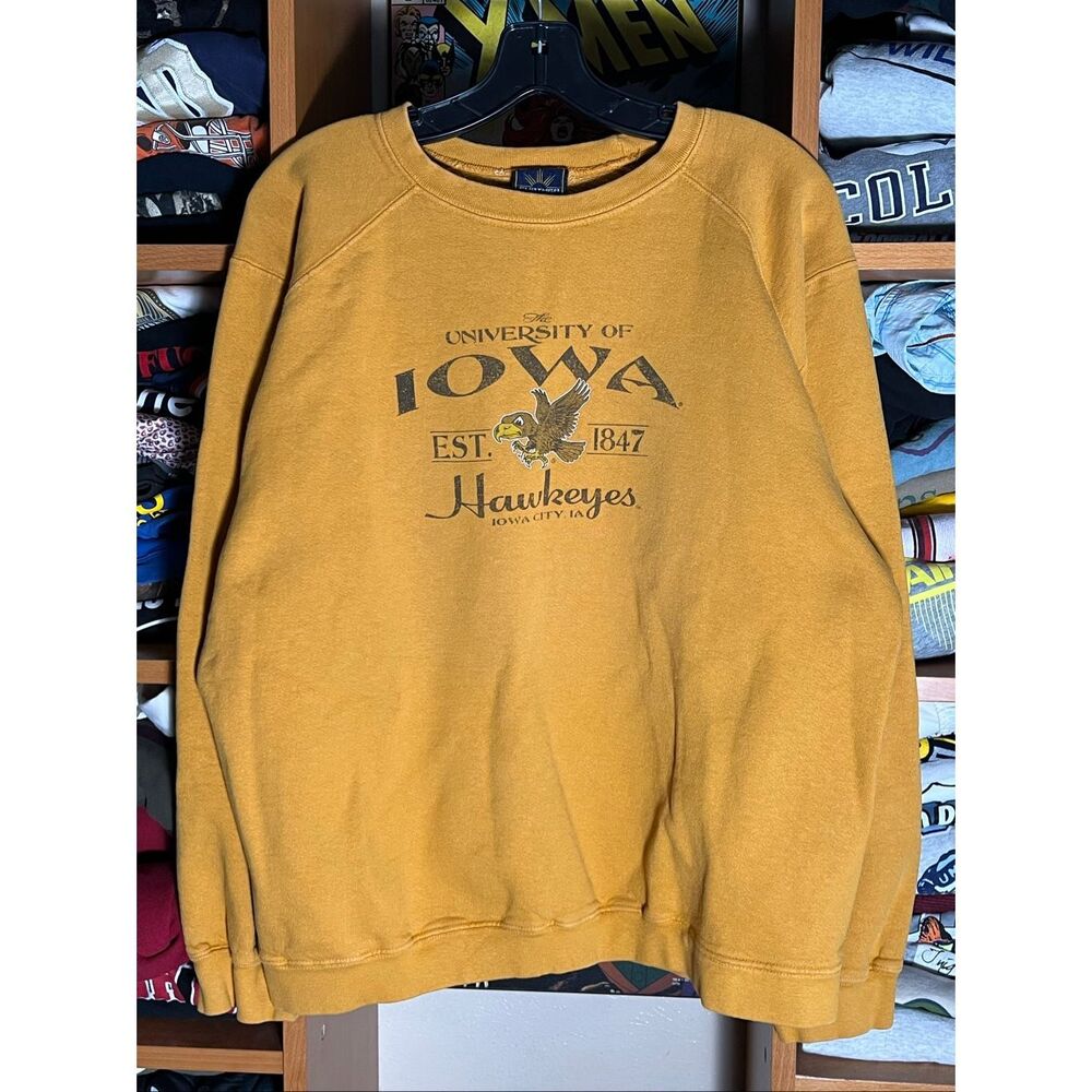 Vintage 90s University Of Iowa Hawkeyes Crewneck Sweatshirt